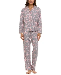 Flora by Flora Nikrooz Women's Lindsey Floral Pajama Set