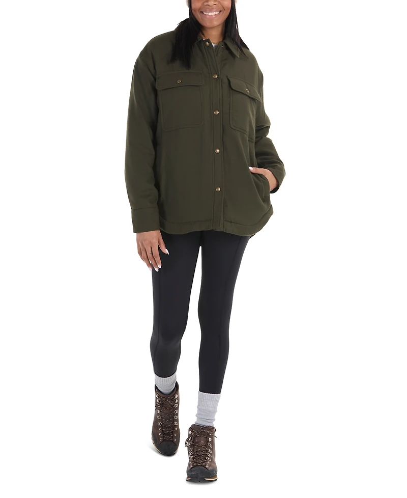 Marmot Women's Ridgefield Sherpa Lined Flannel Coat