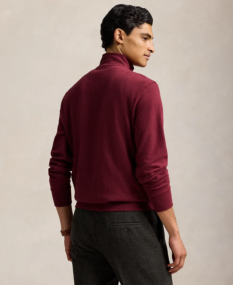 Polo Ralph Lauren Men's Luxury Jersey Quarter-Zip Pullover