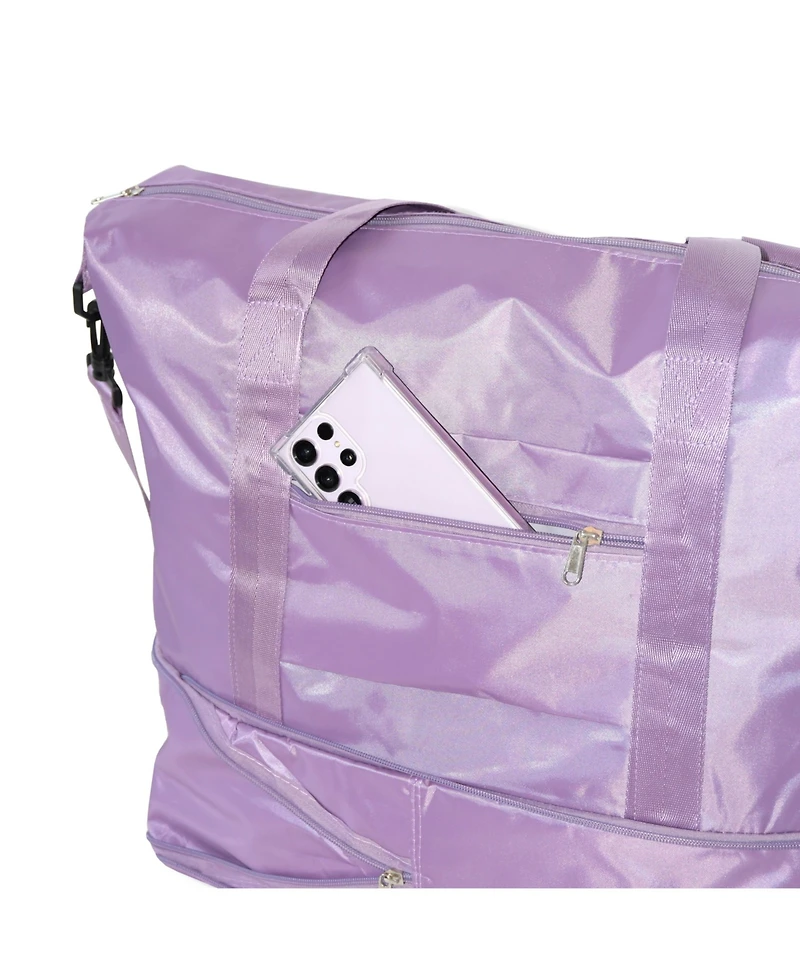 Ladies Weekender Duffel Expandable Bag