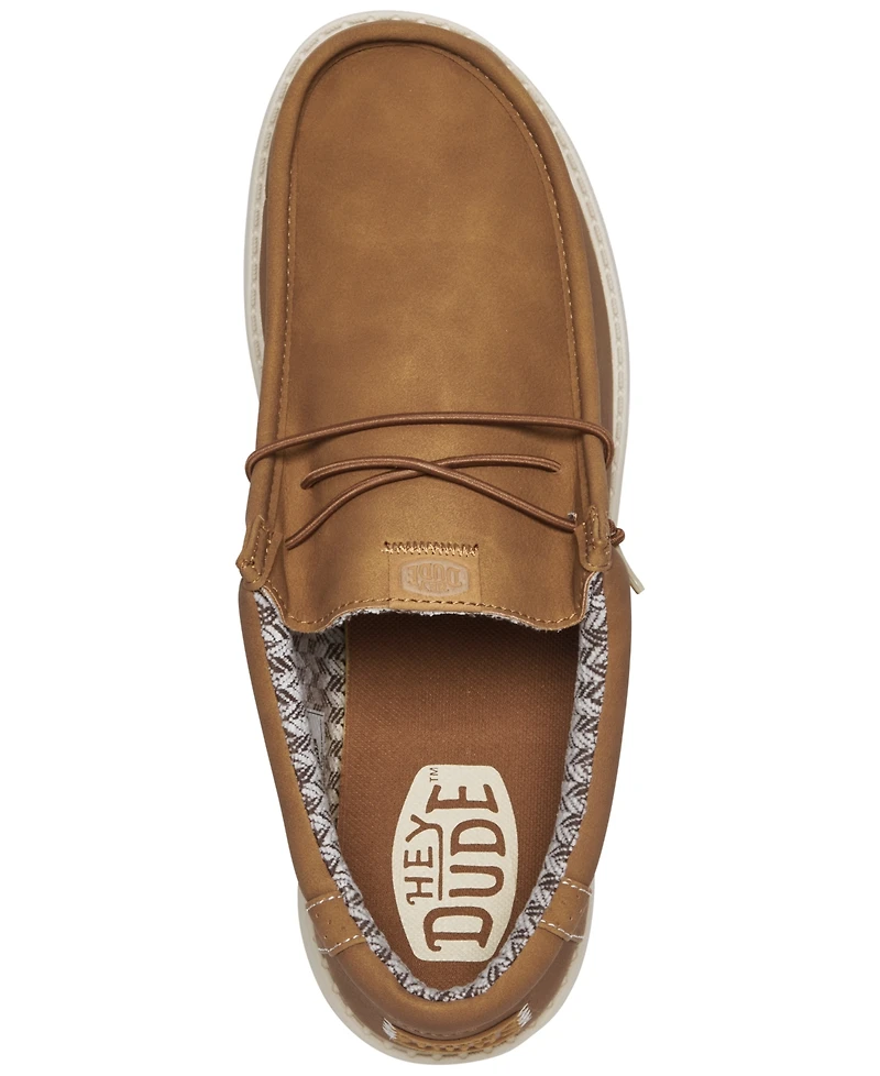 Hey Dude Men's Wally Classic Slip-On Casual Moccasin Sneakers from Finish Line