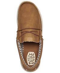 Hey Dude Men's Wally Classic Slip-On Casual Moccasin Sneakers from Finish Line