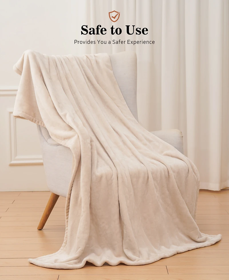 Sealy Heated Flannel Throw, 50" x 60"