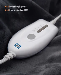 Sealy Heated Flannel Throw, 50" x 60"