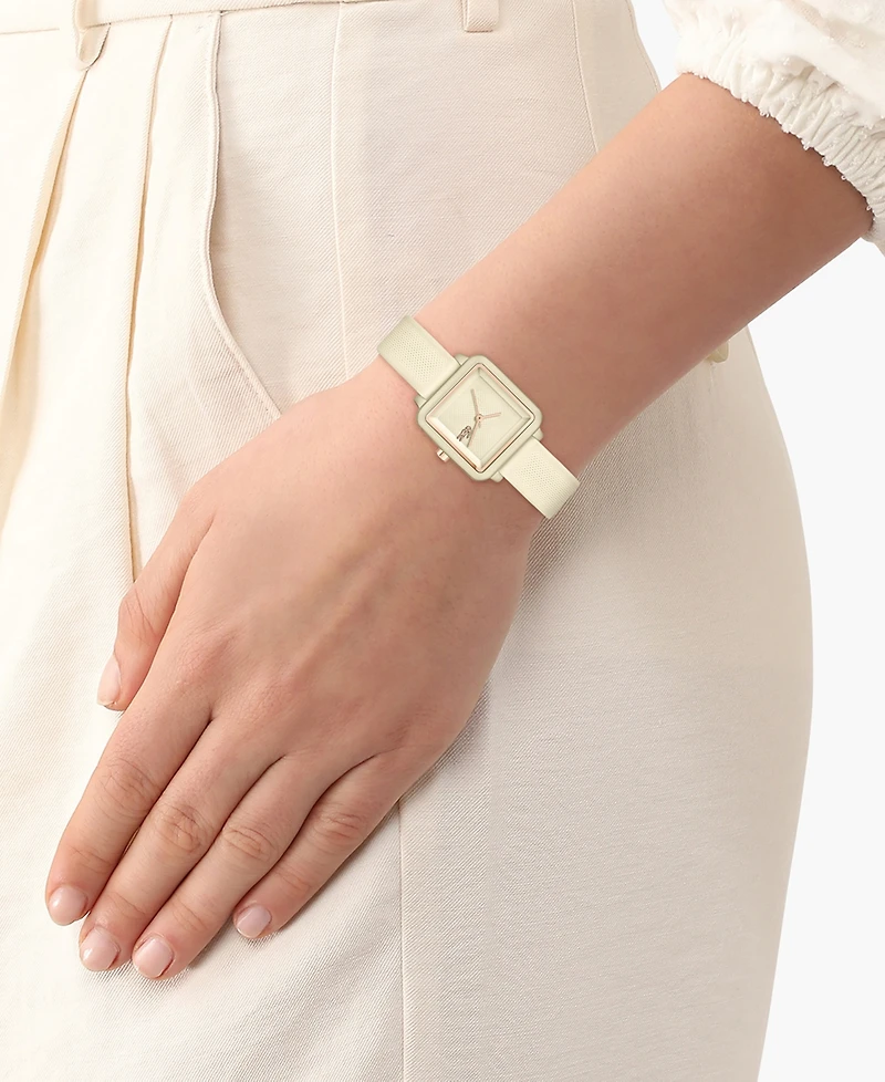 Lacoste Women's Lacoste 12.12 Flow Champagne Silicone Strap Watch 26mm