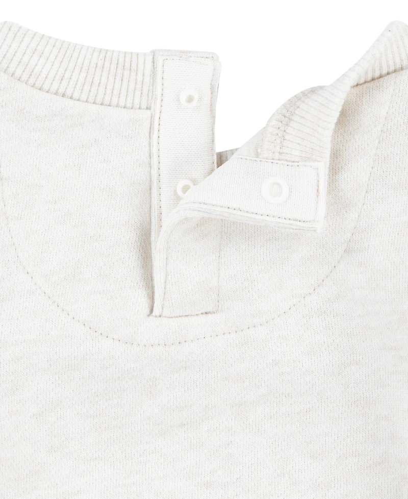 Levi's Baby Boys Varsity Crewneck Sweatshirt and Joggers, 2-Piece Set