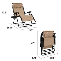 Best Choice Products Oversized Zero Gravity Chair