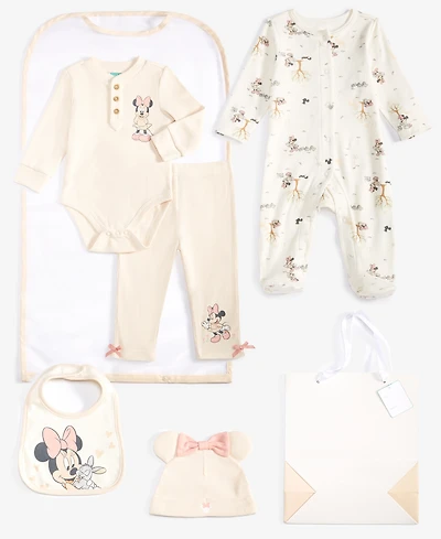 Disney Baby Girls 7-Pc Minnie Sleep-n-Play Gift Set