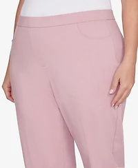 Alfred Dunner Plus Size Telluride Millennium Faux Fly Front Average Length Pants