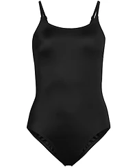 Lands' End Plus Tugless Thin Strap One Piece Swimsuit