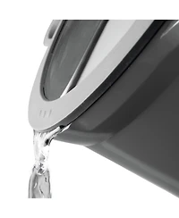 BergHOFF Gem 11" Nonstick Two-Handled Saute Pan 4.9Qt., Glass Lid, Gray