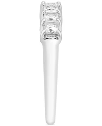 Diamond Princess-Cut Five Stone Band (1/2 ct. t.w.) in 14k White Gold
