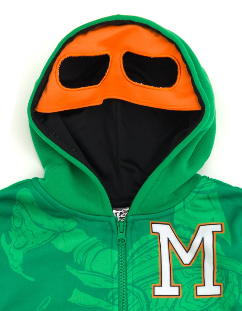 Teenage Mutant Ninja Turtles Little Boys Fleece Zip Up Cosplay Hoodie
