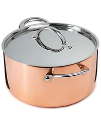 BergHOFF Vintage 15pc Tri-Ply Copper Cookware Set with Lids, Polished