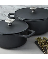 BergHOFF Leo Phantom 4pc Nonstick Ceramic Stockpot Set, Recycled