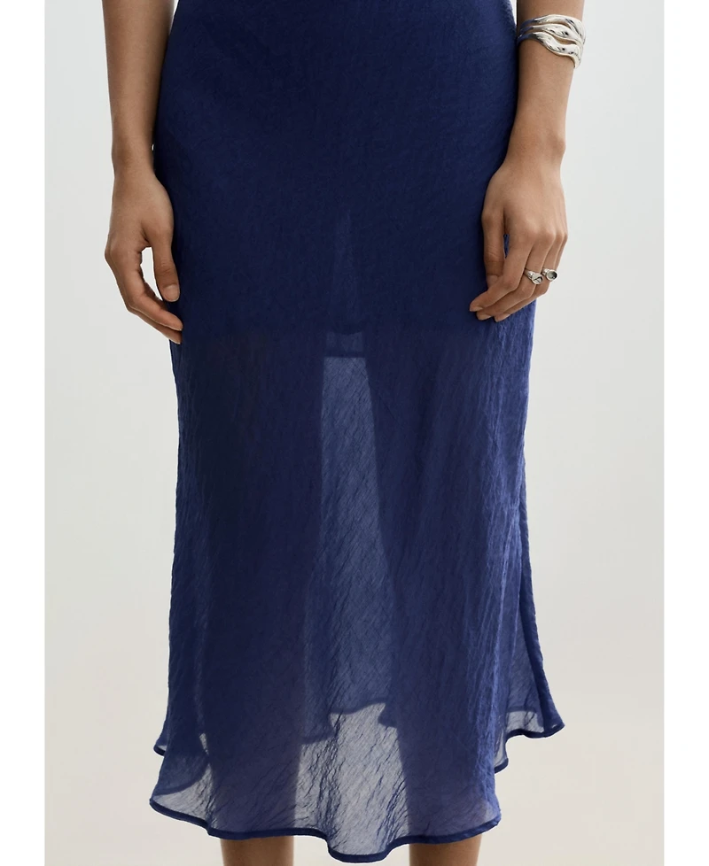 Mango Women's Lyocell Midi-Dress