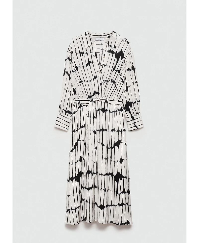Mango Women's Printed Shirt Dress