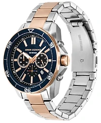 A|X Armani Exchange Men's Quartz Chronograph Two-Tone Stainless Steel Watch 44mm