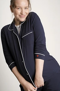 Nom Maternity Heart On My Sleeve Pajama Set