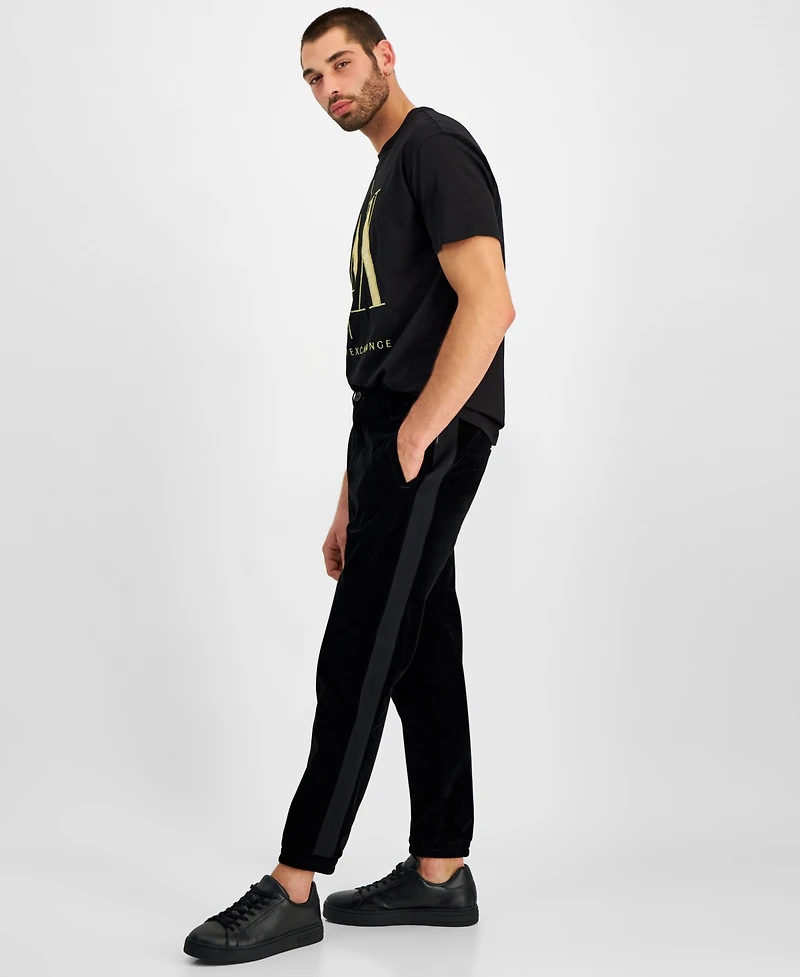 Aix Armani Exchange Men's Velour Trousers