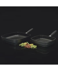 BergHOFF EuroCAST Cast Aluminum Nonstick 11" Grill Pan