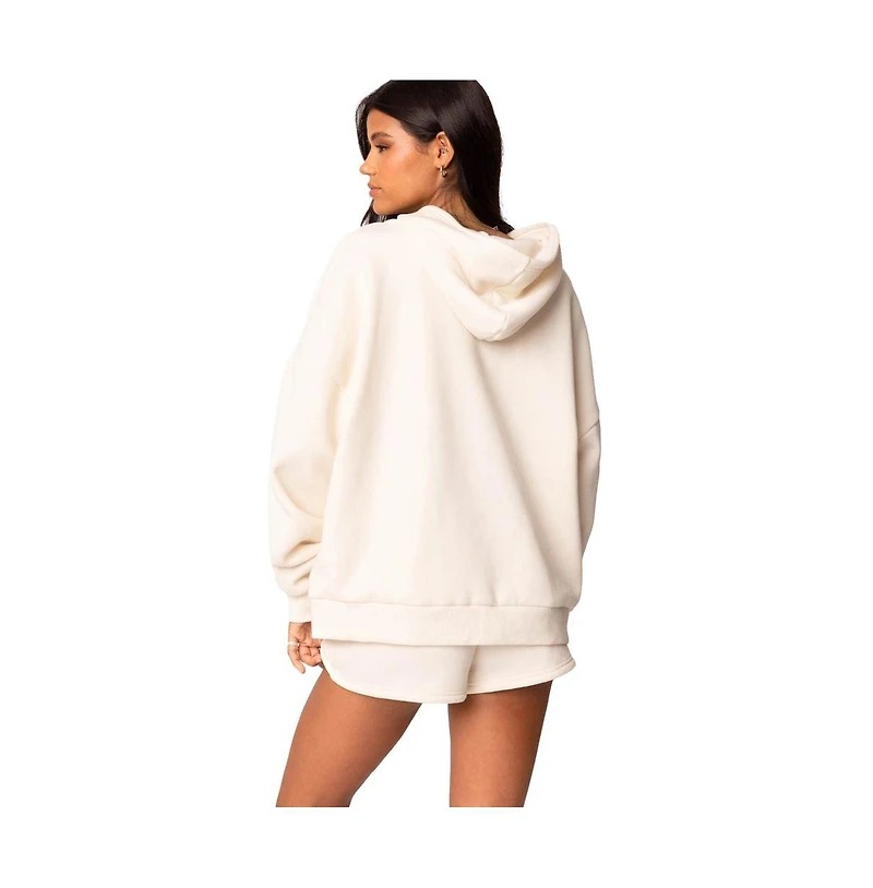 Edikted Womens Mon Cheri Hoodie
