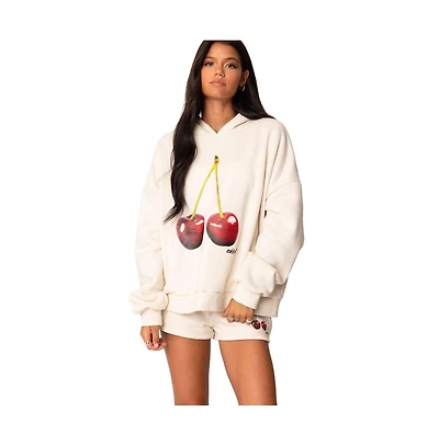 Edikted Womens Mon Cheri Hoodie