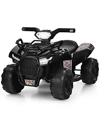 6V Kids Atv Quad Electric Ride On Car Toy Toddler with Led Light MP3
