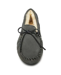 Minnetonka Men's Suede Sheepskin Softsole Slippers