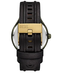 Diesel Men's Streamline Quartz Three-Hand Black Leather 44mm