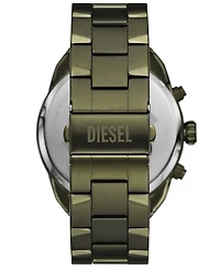 Diesel Men's Spiked Quartz Chronograph Green Stainless Steel 49mm