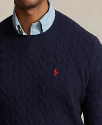 Polo Ralph Lauren Men's Big & Tall Cable-Knit Wool-Cashmere Sweater