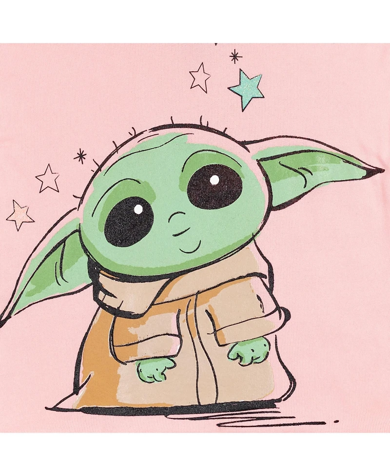 Star Wars Toddler Girls Yoda Pullover Fleece Hoodie and Leggings Outfit Set