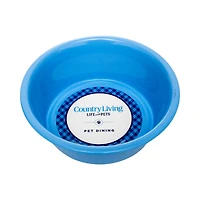 Country Living Set of 2 Coated Stainless Steel Heavy Dog Bowls – Ideal for Medium to Large Breeds 32oz