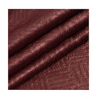 Kate Aurora Luxe Living Raised Chenille All Purpose Fabric Tablecloth - 54 in. W x 84 L Burgundy/Spice
