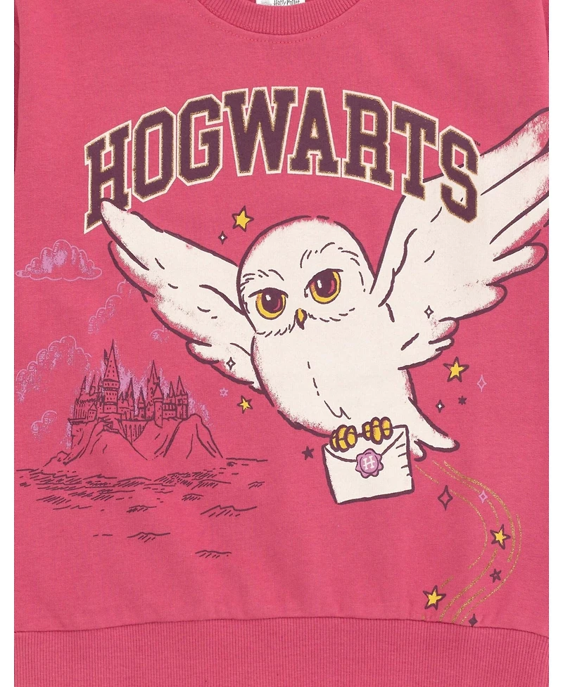 Harry Potter Girls Hedwig Fleece Sweatshirt and Pleated Skirt to (4 - 14-16)
