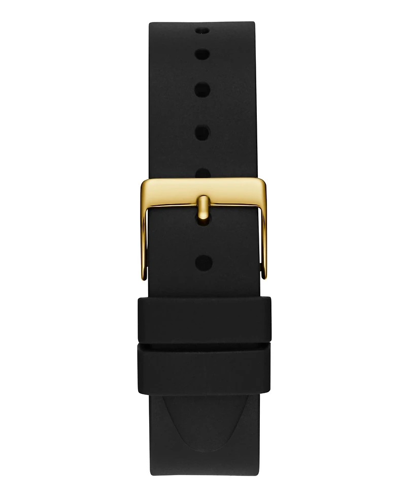 Guess Women's Analog Black Silicone Watch 36mm