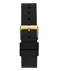 Guess Women's Analog Black Silicone Watch 36mm