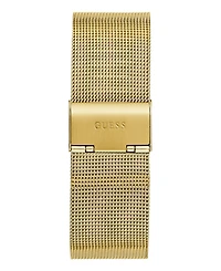 Guess Men's Analog Gold Tone Mesh Watch 43mm