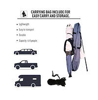 Slickblue 10' x 10' Pop-Up Canopy Tent for Quick Outdoor Shelter