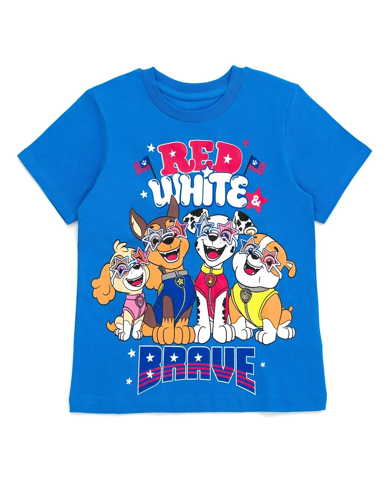 Paw Patrol Little Boys July 4th Halloween Christmas T-Shirt to