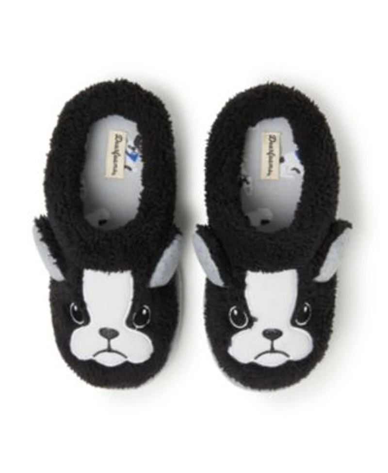 Dearfoams Boys Peyton Animal Slip On Clog House Slipper