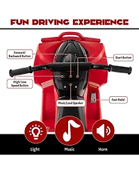 12V Battery Powered Kids Ride On Atv Electric 4-Wheeler Quad Car with MP3 & Ligh