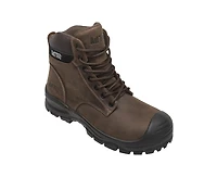 AdTec Men's 6" Waterproof Composite Toe Work Boot Brown