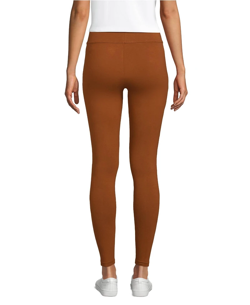 Lands' End Women's Starfish Mid Rise Knit Leggings