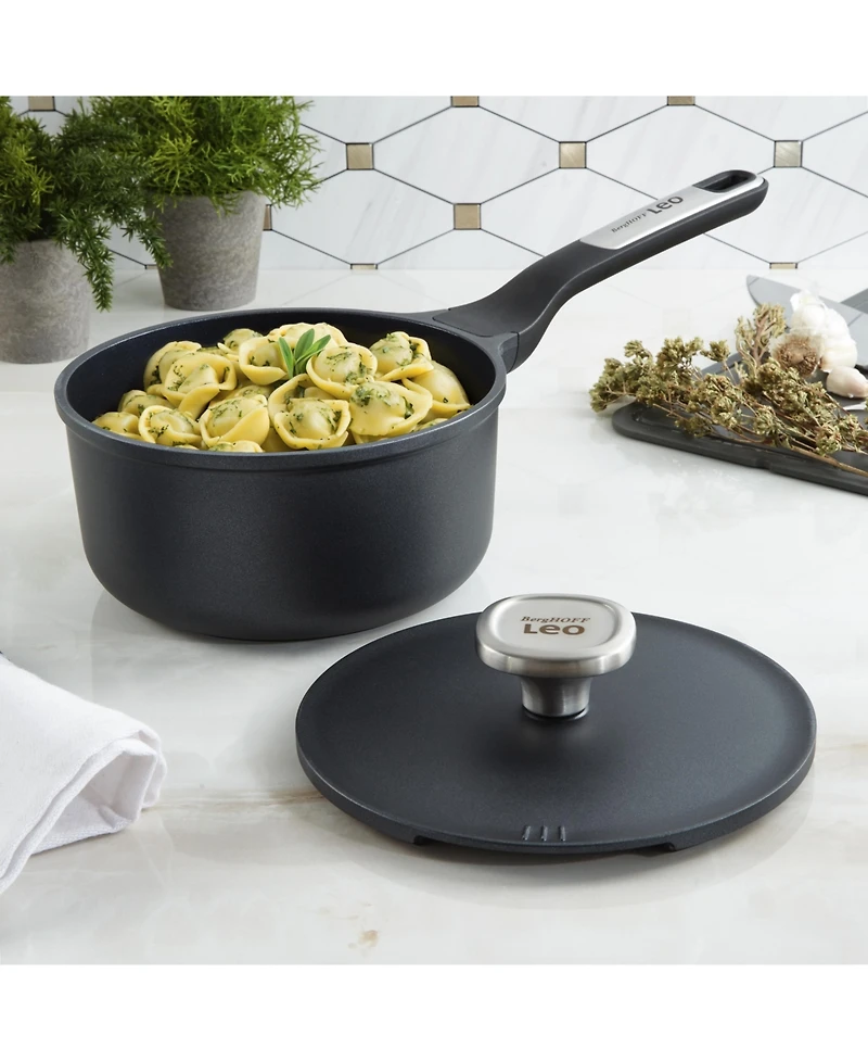 BergHOFF Leo Phantom Nonstick Ceramic 7" Saucepan 2.1qt., Recycled