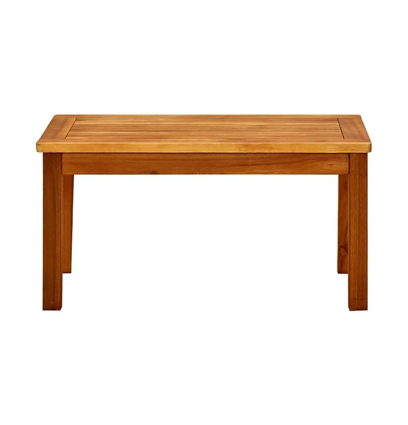 vidaXL Patio Coffee Table 27.6"x15.7"x14.2" Solid Acacia Wood