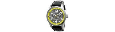 Invicta Men's 14141 I-Force Quartz 3 Hand Charcoal Dial Watch