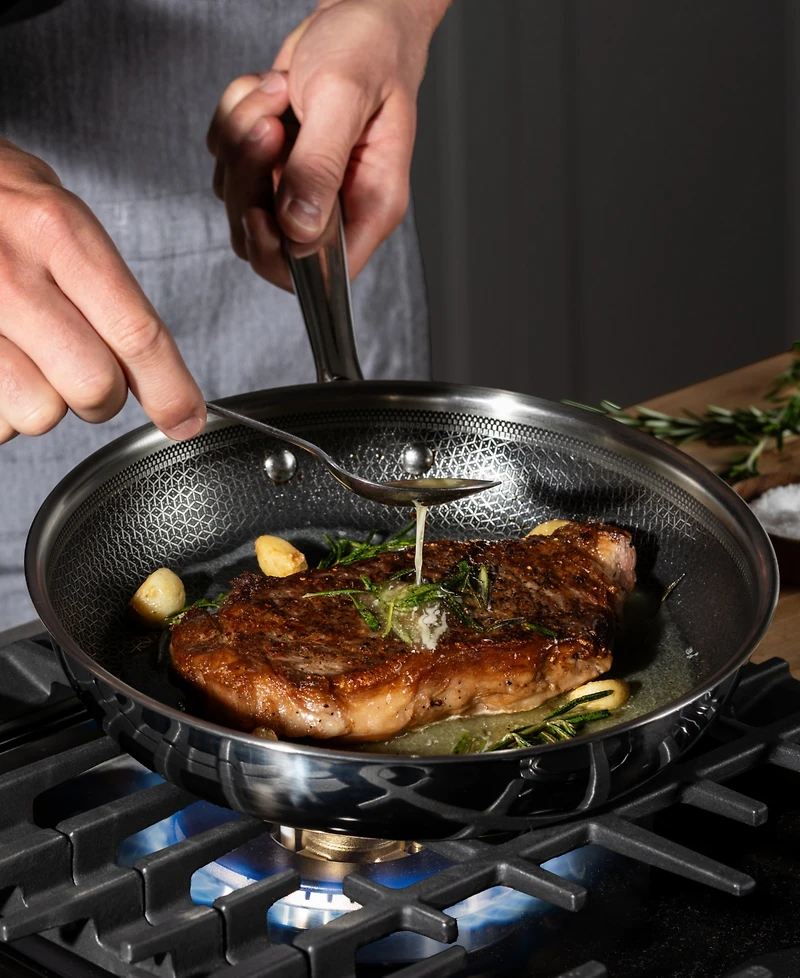 T-Fal Hybrid Mesh Stainless Steel 12" Frypan
