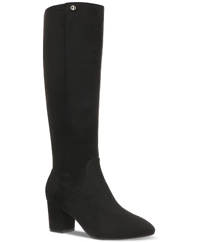 Giani Bernini Women's Maylynee Memory Foam Block Heel Knee High Dress Boots